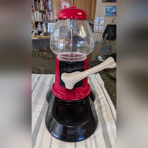 Rare Vintage 1980s Yuppy Puppy Dog Treat Dispenser Gumball Machine Style Pet Toy